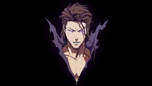 Sosuke Aizen Swept Back Hair Wallpaper
