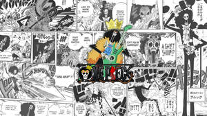 Soul King Brook Manga Panel Wallpaper