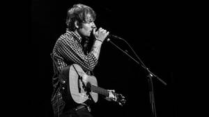 Soulful Singer Ed Sheeran Wallpaper