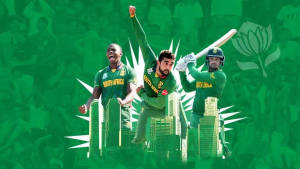 South Africa Cricket Green Poster Wallpaper