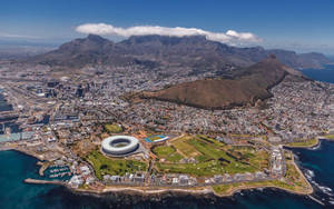 South Africa In An Aerial View Wallpaper