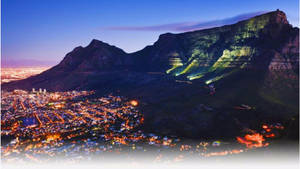 South Africa Lion's Head At Night Wallpaper