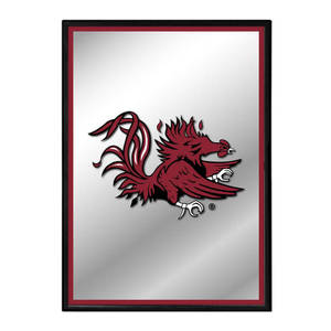 South Carolina Gamecocks Framed Silver Design Wallpaper