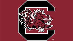 South Carolina Gamecocks Logo Dead Red Canvas Wallpaper