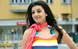 South Heroine Kajal Agarwal Casual Wallpaper