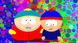 South Park In Colorful Background Wallpaper