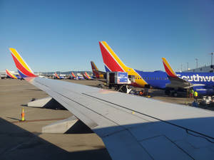 Southwest Airlines Airplane Wings Wallpaper