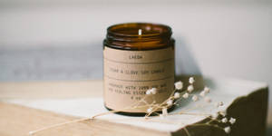 Soy Candle Aesthetic Pinterest Laptop Wallpaper