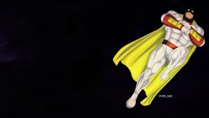 Space Ghost Black Background Wallpaper