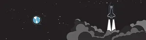 Space Hd 3840x1080 Rocket Earth Wallpaper