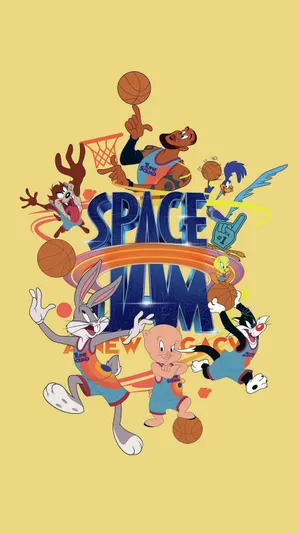 Download free Space Jam 1996 Movie Poster Wallpaper 