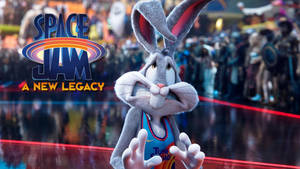 Space Jam Scared Bugs Bunny Wallpaper