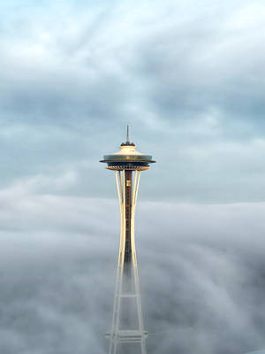Space Needle In Seattle Iphone Wallpaper