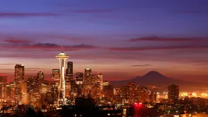 Space Needle Seattle 4k Night View Wallpaper