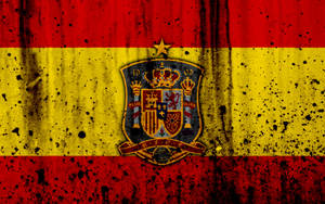 Spain National Football Team Creative Symbol Wallpaper