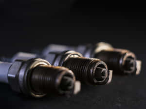 Spark Plug Black Background Wallpaper