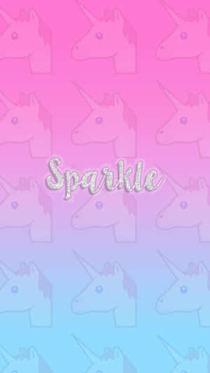 Sparkle Unicorn Aesthetic Wallpaper