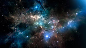 Sparkling Blue 1920x1080 Hd Space Wallpaper