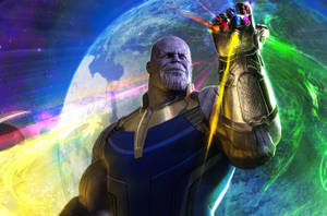 Sparkling Infinity Stones Thanos Wallpaper