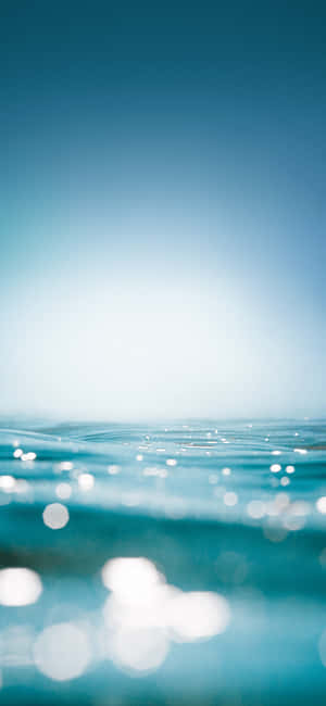 Sparkling Sea Water Ios 3 Wallpaper