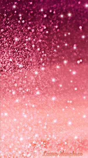 Sparkly Dots On A Magenta Ground Wallpaper