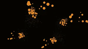 Sparkly Gold Bitcoin Wallpaper