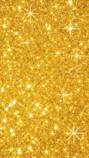 Sparkly Gold Glitter Iphone Wallpaper