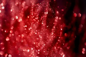 Sparkly Red Glitter Christmas Pattern Wallpaper