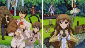 Special A Camping Party Wallpaper