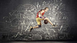 Special Dunking Basketball Game In High Definition Wallpaper