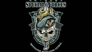 Special Forces Military Logo Wallpaper