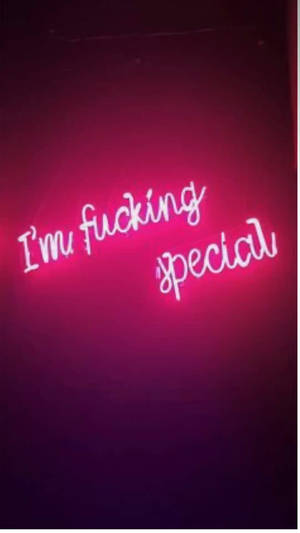 Special Pink Neon Aesthetic Wallpaper