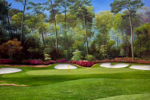 Spectacular Igolf Course At Augusta National Wallpaper