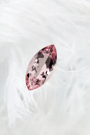 Spectacular Pear-cut Pink Diamond Gemstone Wallpaper