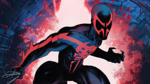 Spectacular Spider-man 2099 In Action Wallpaper