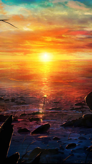 Spellbinding Sunset 4k Iphone 11 Wallpaper