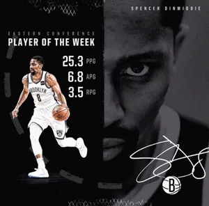 Spencer Dinwiddie Nets Stats Wallpaper