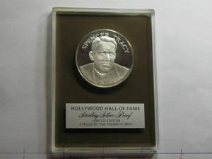Spencer Tracy Hollywood Hall Of Fame Silver Coin Wallpaper