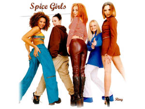 Spice Girls Pop Album Cover Wallpaper