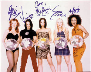 Spice Girls Signature Wallpaper