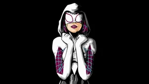 Spider Gwen Black Hd Wallpaper