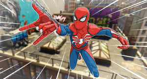 Spider Man Defeats His Enemy Wallpaper