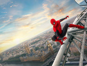 Spider Man Far From Home 2019 Sky View Wallpaper