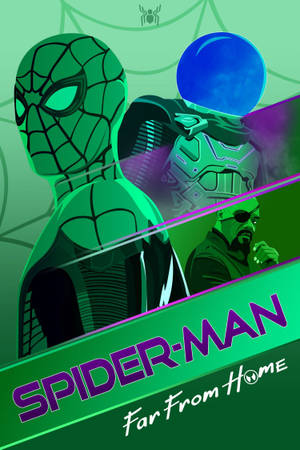 Spider Man Far From Home Green Mysterio Wallpaper