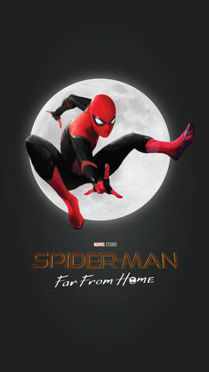 Spider Man Far From Home Moon Art Wallpaper