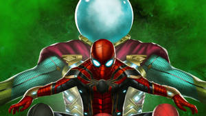 Spider Man Far From Home Mysterio Art Wallpaper