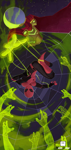 Spider Man Far From Home Mysterio Fanart Wallpaper