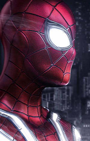 Spider Man Glowing Eyes Mobile Wallpaper