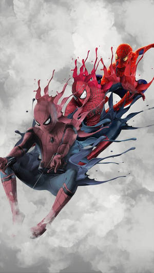 Spider Man Illustration Marvel Phone Wallpaper