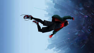 Spider-man: Into The Spider-verse 4k Nike Sneakers Wallpaper